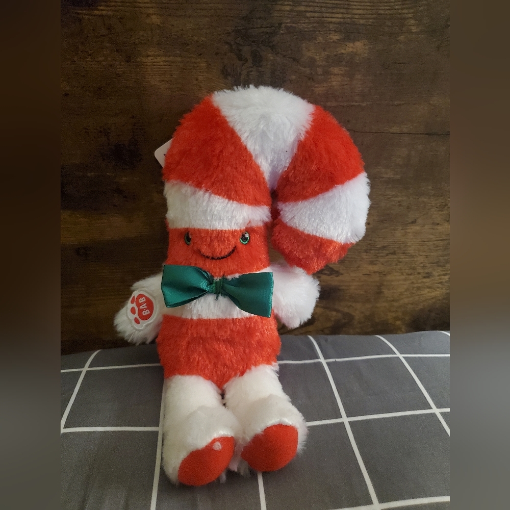 Build a Bear Buddies 9" Small Fry Candy Cane NWT